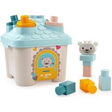 Plastikspielzeug Steckwürfel Ecoiffier Baby Haus-Sortierbox himmelblau Einheitsgröße