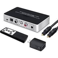 Branded to rca, digital to analog audio converter with