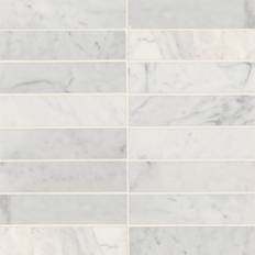 Bedrosians Monet Honed Marble Tile 2 8 Carrara 40-Pack 4.44 SF