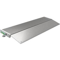 Space Saving Stairs EZ-Access Transitions Aluminum Threshold Ramp with Adjustable Height up to 2-3/4" 12" L x 36" W
