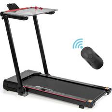 Goplus Fitness Machines Goplus 2.25HP Folding 3-in-1 Treadmill with Table
