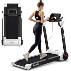 Goplus Fitness Machines Goplus Superfit 2.25hp Folding Treadmill White