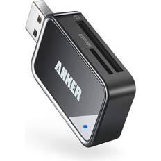 SDXC Memory Card Readers Anker 2-in-1 usb 3.0 sd card reader for sdxc/sdhc/sd/mmc/rs-mmc/micro sd/uhs-i