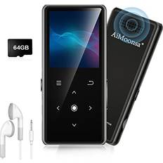 64gb mp3 player with bluetooth 5.2 music player with built-in hd speaker fm r
