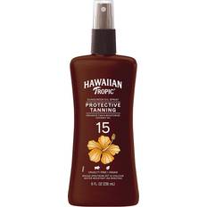 Water-Resistant Tan Enhancers Hawaiian Tropic Island Tanning Dry Spray SPF15 8fl oz