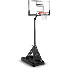Spalding Basketballs Spalding Momentous EZ Assembly 54" H-Frame Acrylic Portable Basketball Hoop