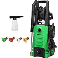 Pressure & Power Washers Costway 3500PSI Electric Pressure Washer with Wheels-Green