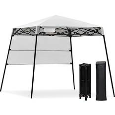 Costway Tents Costway 7 x 7 Feet Sland Adjustable Portable Canopy Tent with Backpack-White