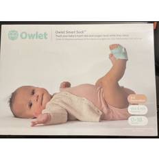 Child Safety Owlet smart sock 3 baby monitor track heart 0 18 months, mint green