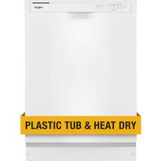 Whirlpool Dishwashers Whirlpool 24 Front Built-In Tall Tub 4-Cycles White