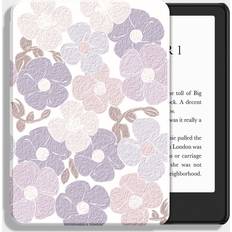 E reader kindle Shein Floral Protective Cover For Kindle E-reader