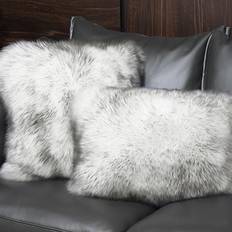 Shein 1pc Plush Cushion Cover Komplett dekorationskudde Röd, Svart (50x30cm)