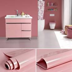 Shein 1 Roll Thickened Solid Color Self-adhesive Wallpaper For Living Room, Kitchen, Furniture, Wall Decoration
