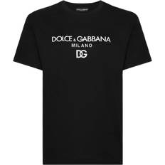 Dolce & Gabbana Clothing Dolce & Gabbana DG Embroidery Logo T-shirt - Black