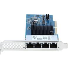 Lenovo I350-T4 ML2, Eingebaut, Verkabelt, PCI Express, Ethernet, 1000 Mbit/s, Aluminium, Schwarz, Blau
