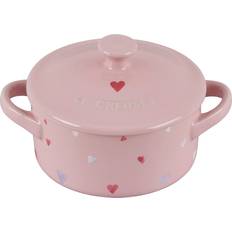 Le Creuset Chiffon Pink L'Amour with lid 0.06 gal