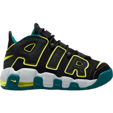 Nike Air More Uptempo GS - Black/Geode Teal/Clear Jade/Volt