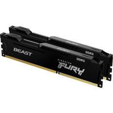 DDR3 RAM minne Kingston Fury Beast Black DDR3 1600MHz 2x8GB (KF316C10BBK2/16)