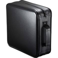 CD & Vinyl Storage Sanwa 320 capacity cd case large cd sleeves portable dvd vcd storage box black