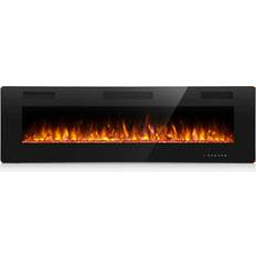 Bed Bath & Beyond 30"-60" Recessed and Wall Mounted Electric Fireplace,750-1500W Black