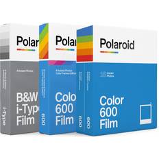 Polaroid 600 Film Variety Pack 600 Color Film, B&W Film, Color Frames Film 32 Photos 6183