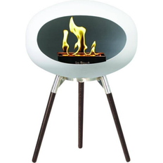White Ethanol Fireplaces Le Feu Bio Fuel Ground Low Tripod Portable Indoor Outdoor Fireplace