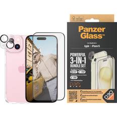 PanzerGlass Handyfutterale PanzerGlass 3-in-1 Protection Pack for iPhone 15