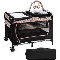 Costway 4 in 1 Convertible Portable Baby Playard with Changing Station