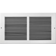 60cm - Integrated Extractor Fans H X W 1-Way Powder Coat Steel Air Return Grille, White