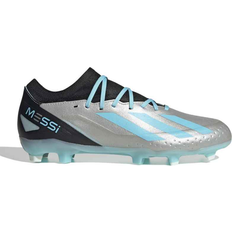 Shoes adidas X Crazyfast Messi.3 Firm Ground - Silver Metallic/Bliss Blue/Core Black
