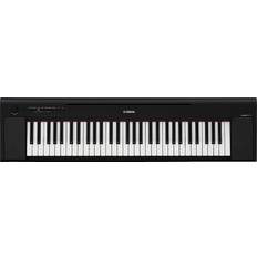 Stage & Digital Pianos Yamaha Piaggero Np-15 61-Key Portable Keyboard With Power Adapter Black