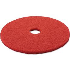 Spikes & Absorbers 3M 5100 20 in. Low-Speed Buffer Floor Pads Red 5-Piece/Carton