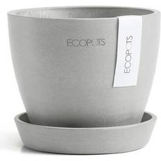 Ecopots Pots Ecopots Antwerp Modern Flower Planter with Saucer