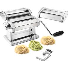 Adjustable Thickness Pasta Machine 150 Roller Noodles Pasta Maker Cutter  Gifts
