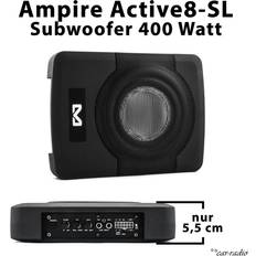 Ampire active8-sl aktiv-subwoofer 20cm