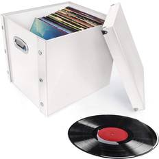 Music Snap-N-Store Vinyl Record Box White (Vinyl)