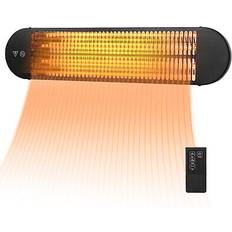 Radiators Costway electric patio heater wall-mounted infrared heater