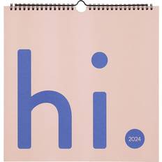Beige Kalendere Design Letters Wandkalender Hi 2024