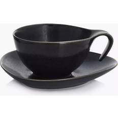 Duka 12-OZ & Saucer Set Porcelain/Ceramic Cup