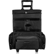 Luggage Shany Large Travel Makeup Trolley Storage Case Rolling Case