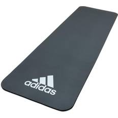 Adidas Yoga Equipment adidas 10mm Thick Fitness Mat with Carry Strap Lightweight Exercise Mats for Floor Home Workouts Non Slip Yoga Mats for Women and Men 72" L x 24" W x 10mm