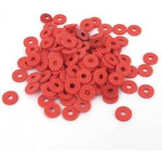 Stone Wool Insulation 2mmx6mmx1mm Fiber Motherboard Insulating Washers Insulation Spacer Red 100pcs