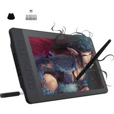 Gaomon PD1560 15.6 Inches 8192 Levels Pen Display with Arm Stand 1920 x 1080 HD IPS Screen Drawing Tablet with 10 Shortcut Keys