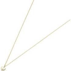 Damen Halsketten Kette Herz mit Diamant, Gold 585 Luigi Merano Gold