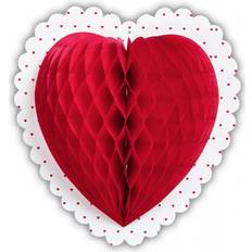 Honeycomb-Bälle Widmann Honeycomb Balls Heart Decoration Arrow Valentines Love Romance Party 25cm