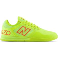 New Balance Indoor (IN) Soccer Shoes New Balance Audazo v5+ Pro IN M - Hi-Lite/Blaze Orange/Bleached Lime Glow