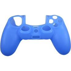 Billig Spillkontrollgrep Teknikproffset Silikongrep for kontroller, Playstation 4 blå
