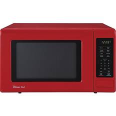 Red Microwave Ovens Magic Chef 0.9 Cubic Feet MCPMC99MR Red
