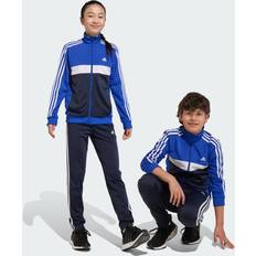 Adidas Tracksuits adidas Essentials 3-Stripes Tiberio Tracksuit - Semi Lucid Blue/White/Legend Ink/White