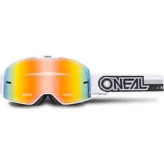 Schwarz Brillen & Lesebrillen O'Neal B-20 Proxy Motocross Goggles - White/Black
